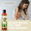 Wild Harvested Cactus Gel - Instant Itch, Rash and Burn Relief -  Wild Cactus Skin Repair Gel